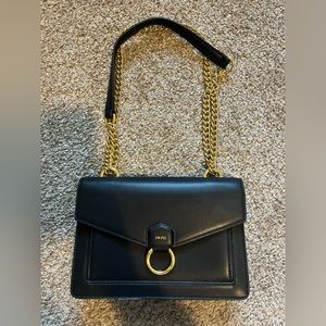 JW PEI black envelope bag